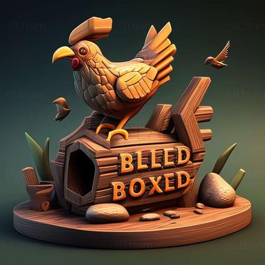 3D model Rocketbirds Hardboiled Chicken game (STL)